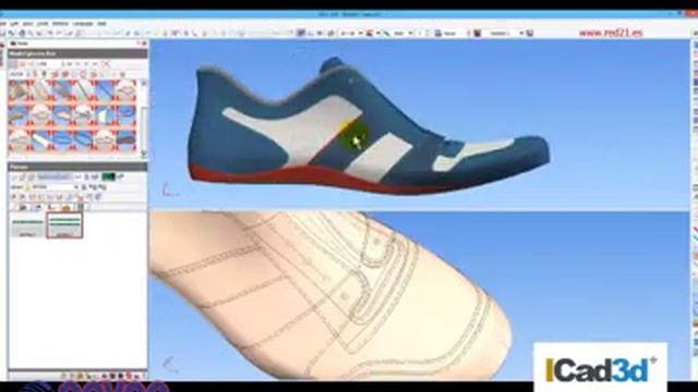 Software ICAD 3D+ para diseño de calzado y patronaje смотреть онлайн