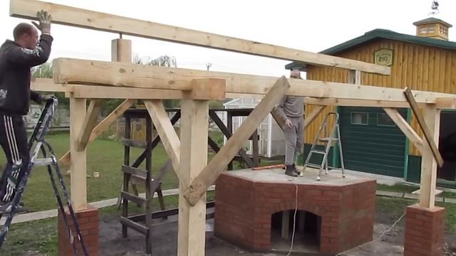 Летняя кухня своими руками | ЧАСТЬ 1 смотреть онлайн