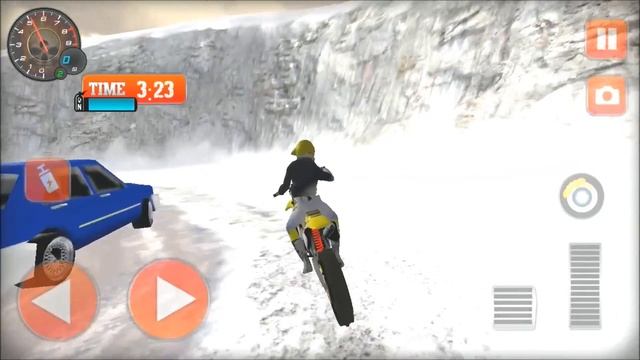 Real Extreme Bike Snow Mountain Racing Game || Bike 3D Games || Bike Games смотреть онлайн