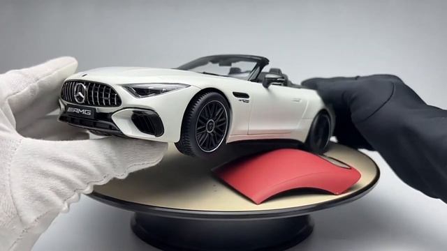 Mercedes Benz AMG SL63 R232 1:18 diecast car model смотреть онлайн