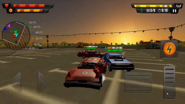 Demolition Derby Multiplayer! Трешовая игра! о.о Кто такое делает?? смотреть онлайн