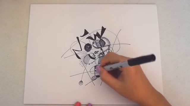 Easy Doodle Art Technique! Great for Quote Arts смотреть онлайн