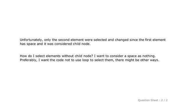 jQuery : Get all elements without child node in jQuery смотреть онлайн