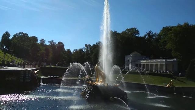 Закрытие фонтанов в Петергофе смотреть онлайн