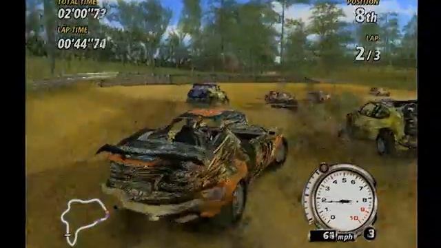 FlatOut PlayStation 2 Gameplay_2004_08_19_23 смотреть онлайн