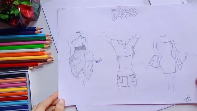 My Sketch-Book Tour 2 (Fashion Illustration Sketches) || Flip Through of some of my Sketches смотреть онлайн