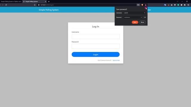 Simple Polling System in Python using Django DEMO смотреть онлайн
