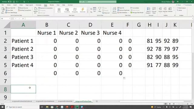 Assignment Problem | Method | Model | Algorithm | Using MS Excel | Example Solved смотреть онлайн