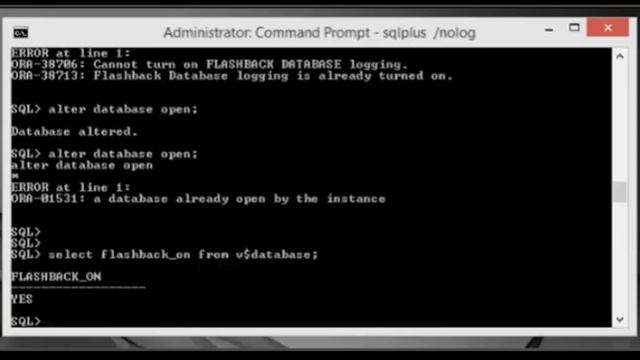 Tutorial Flashback Oracle Database смотреть онлайн