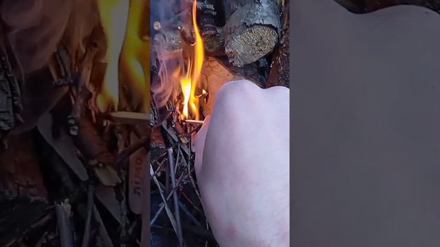 Приготовление шашлыков в простом мангале, обзор Мангала смотреть онлайн