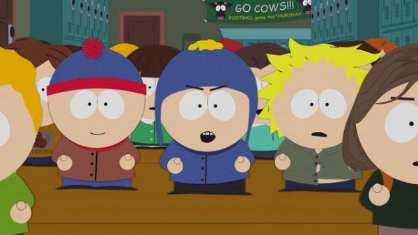 Cartman and Heidi Fight at School - SOUTH PARK