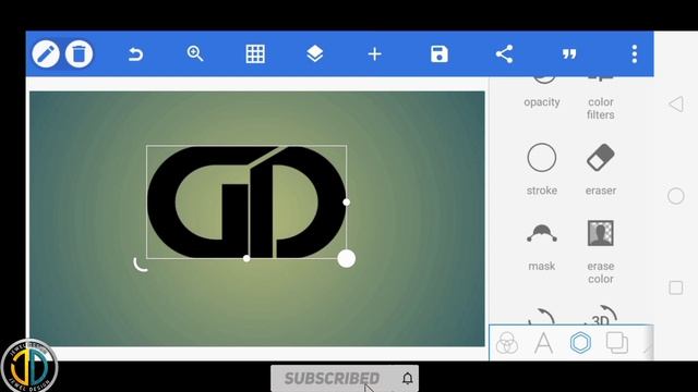G D Logo Design। Video Tutorial With Pixellab App।। [ Jewel Design ] смотреть онлайн