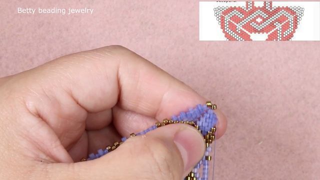 Кулон - Stylish beaded pendant elegant and beautiful beading tutorial смотреть онлайн