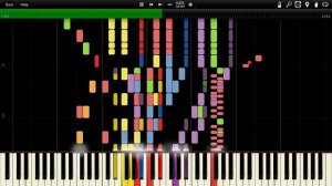 German Military March - Erika Impossible Piano Tutorial with Synthesia