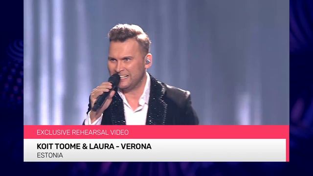 Koit Toome & Laura - Verona (Estonia) EXCLUSIVE Rehearsal footage смотреть онлайн