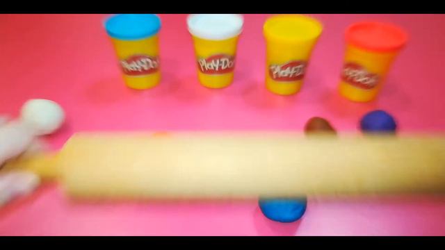 Изучение цветов с Play Doh. Различные предметы из глины. смотреть онлайн