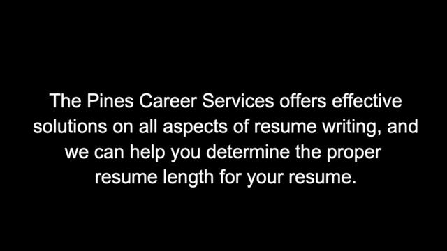 Resume Tip Of The Week: Resume Page Length смотреть онлайн