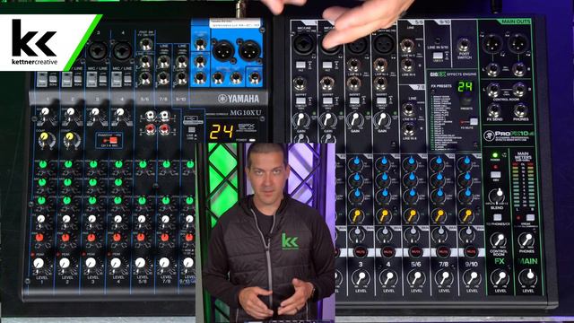 Yamaha MG10XU Vs Mackie ProFX10v3