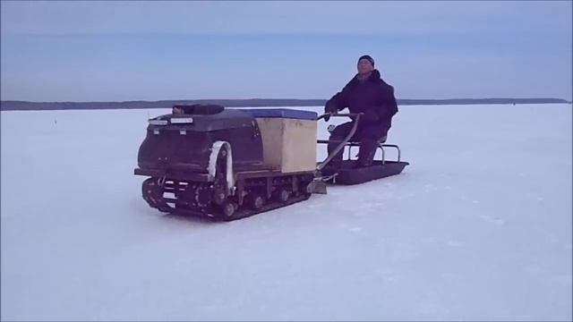 Самодельный переднеприводный мотобуксировщик с реверсом смотреть онлайн