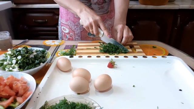 ВКУСНЯТИНА ЕЩЁ ТА... ЯИЧНИЦА СО СПАРЖЕЙ❤ смотреть онлайн