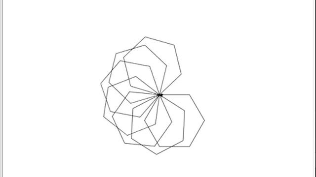 Python Turtle Polygon Flower смотреть онлайн
