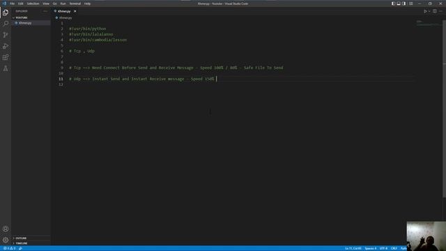 Cambodia (Khmer) Python Lesson 142 Socket смотреть онлайн
