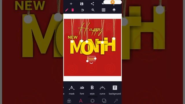 HOW TO DESIGN SIMPLE MONTH NEW FLYER WITH #PIXELLAB # MOBILE DESIGNS смотреть онлайн