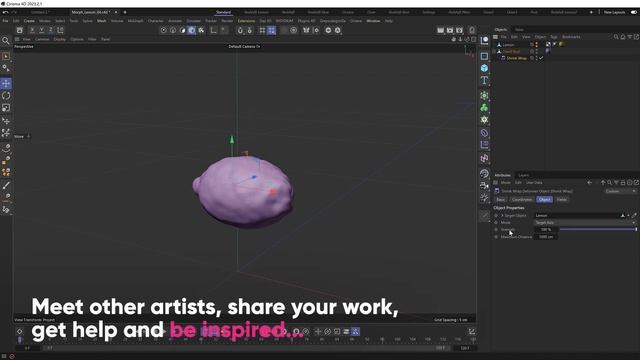 C4D Morph Between Objects - Cinema 4D Tutorial смотреть онлайн
