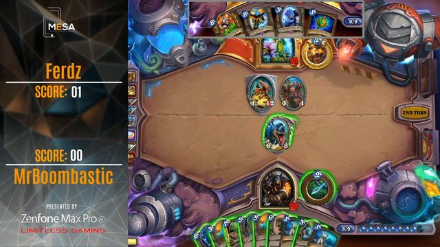 MeSA Hearthstone August 2018: Ferdz Vs MrBoombastic Finals смотреть онлайн