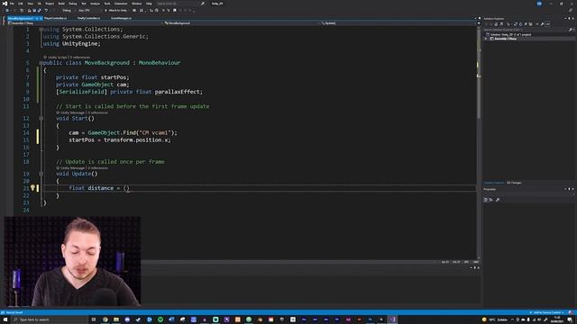 PARALLAX & INFINITE BACKGROUND IN UNITY ? | Create A Endless Background In Unity | Unity Tutorial смотреть онлайн