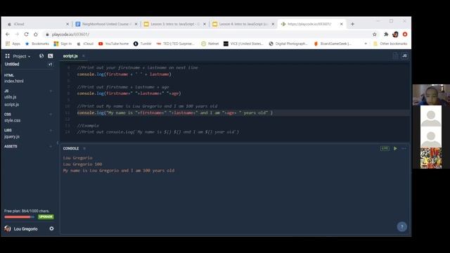 Code Academy - Intro to JS (3&4) смотреть онлайн