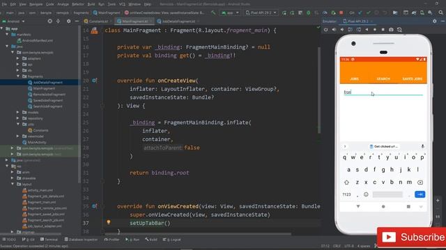 Overview & Setting Up Project | Search Remote Job App | Part 1 смотреть онлайн