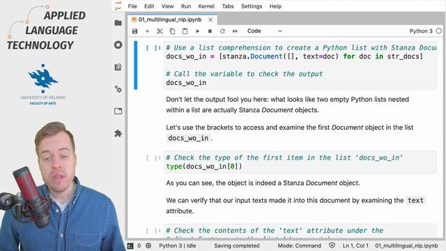 Processing texts efficiently using Stanza смотреть онлайн