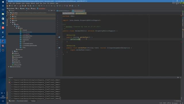 ergovia@FH Kiel – Advanced Java / Using Spring InitBinder смотреть онлайн