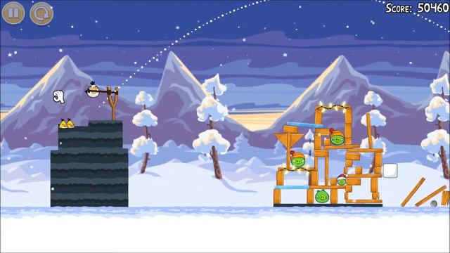 Angry Birds Seasons Walkthrough Wreck the Halls Level 1-22 [3 Stars] смотреть онлайн