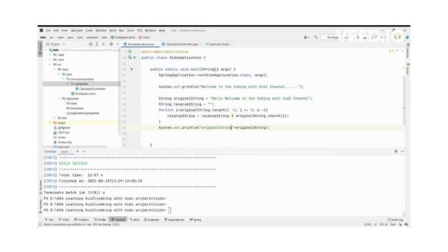 Mastering Spring Boot Java: String Reversal Tutorial | Step-by-Step Guide смотреть онлайн