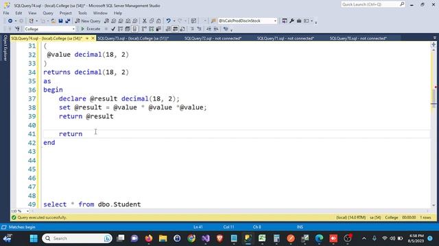 Scalar Functions in SQL Server | SQL SERVER | Lecture-24 | In Nepali Language. смотреть онлайн