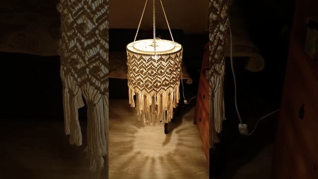 Ажурный макраме абажур смотреть онлайн