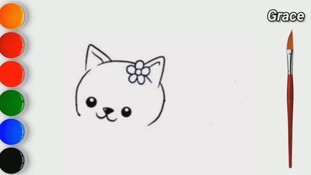 CÓMO DIBUJAR UN LINDO GATO - FÁCILMENTE смотреть онлайн