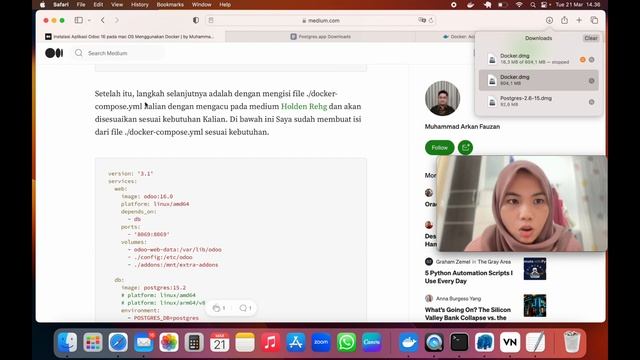 Tutorial Install Odoo 16 secara SOL menggunakan Docker pada mac OS Ventura смотреть онлайн