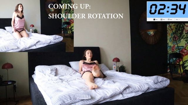 5 minute Morning workout in bed. No talking, great way to wake up. 5 минутная зарядка в кровати смотреть онлайн