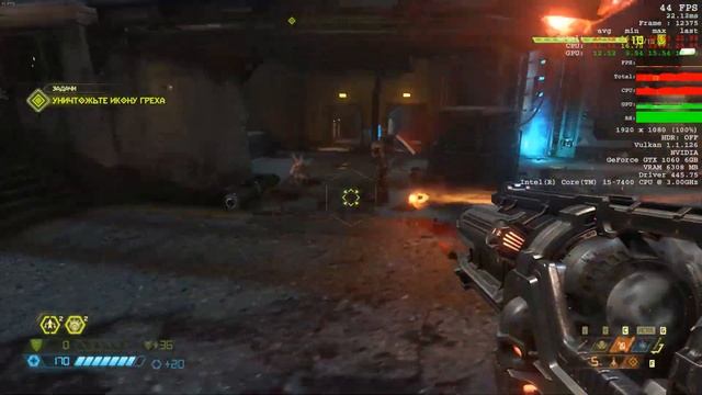 Doom Eternal on GTX 1060 6GB смотреть онлайн