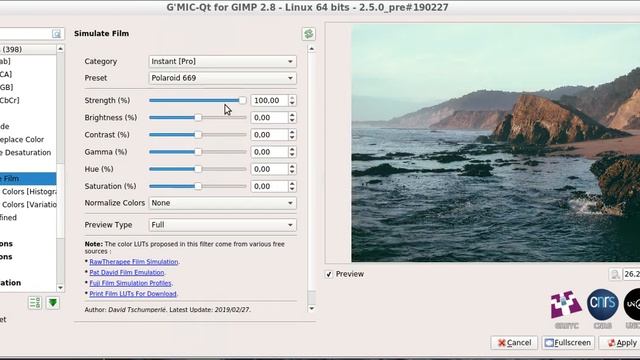 G'MIC 2.5.0 WIP : More Flexible Interface смотреть онлайн
