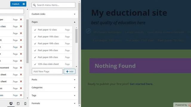 How to add submenu or custom menu to a wordpress website. video 04 смотреть онлайн