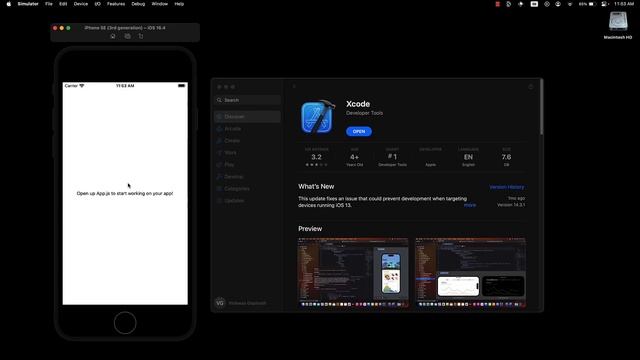 React Native Tutorial - 5 - Running App on iPhone Simulator смотреть онлайн
