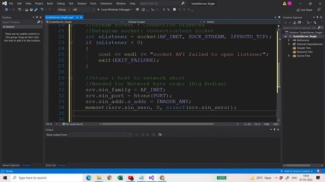 Socket Programming in C || Single Client Handling || In Hindi || By Vikash Shakya смотреть онлайн