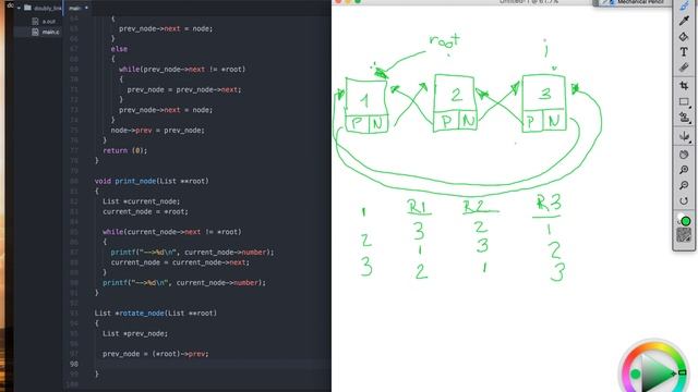 Circular Doubly Linked List in C Part 4/4 смотреть онлайн