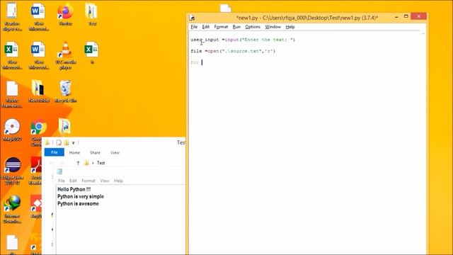 Print the line matching the specific word in text file using Python || Python programming смотреть онлайн