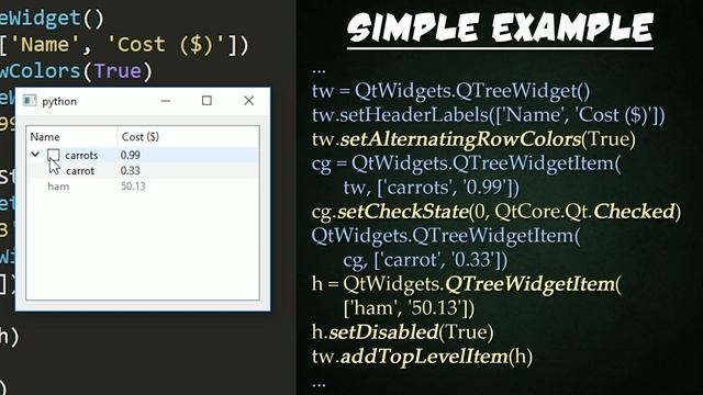 PySide + PyQt | QTreeWidget in 4 Minutes смотреть онлайн