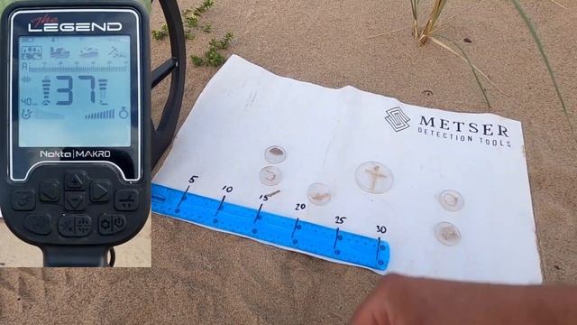 The Legend Nokta. Gold Test VDI. Тест на золотые цели